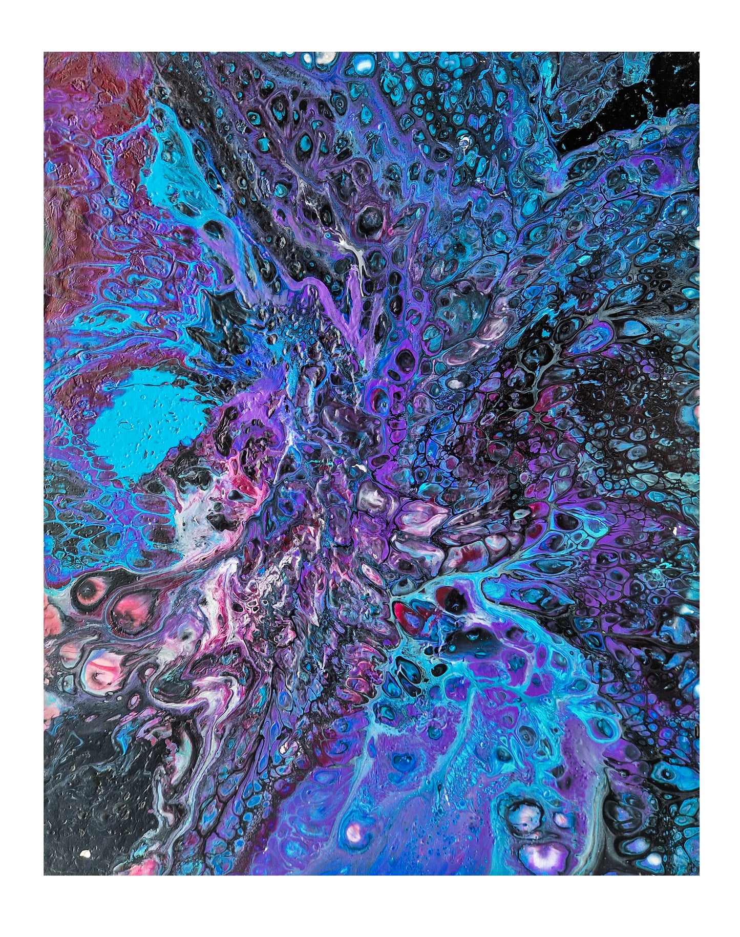 Acrylic Painting Abstract Dutch Pouring ARTY Margarita