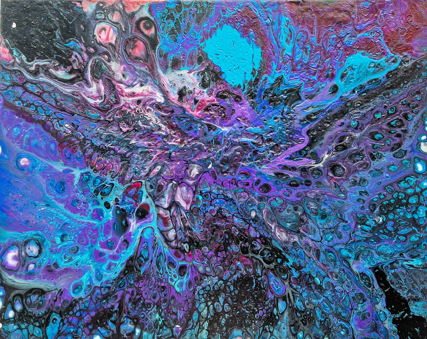 Acrylic Painting Abstract Dutch Pouring ARTY Margarita