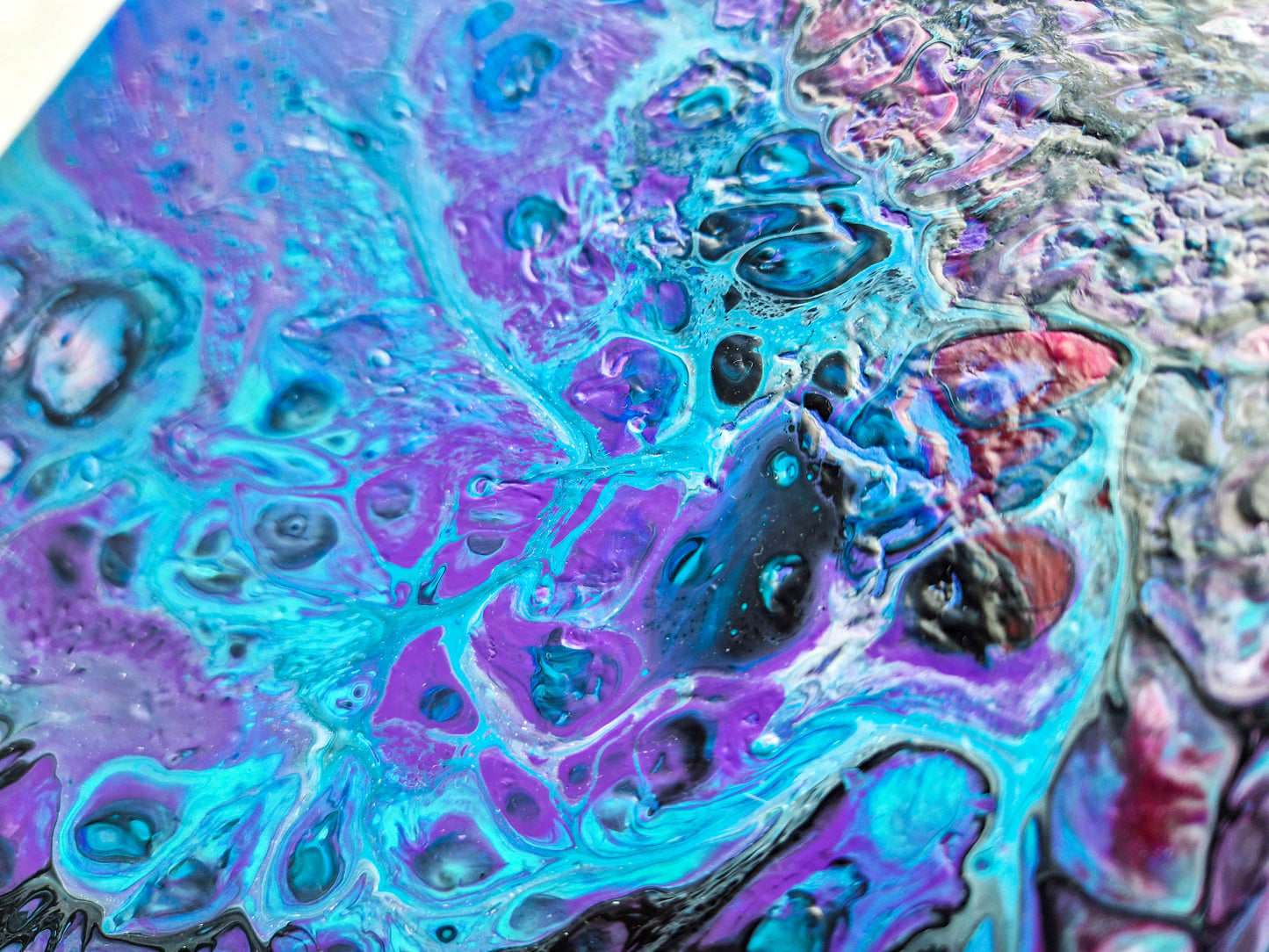 Acrylic Painting Abstract Dutch Pouring ARTY Margarita