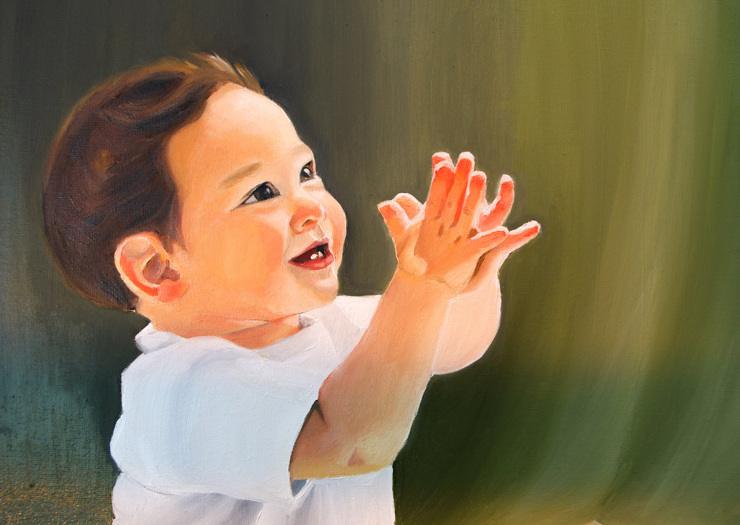 Oil Paiting Oil Portrait Children Customized Presents