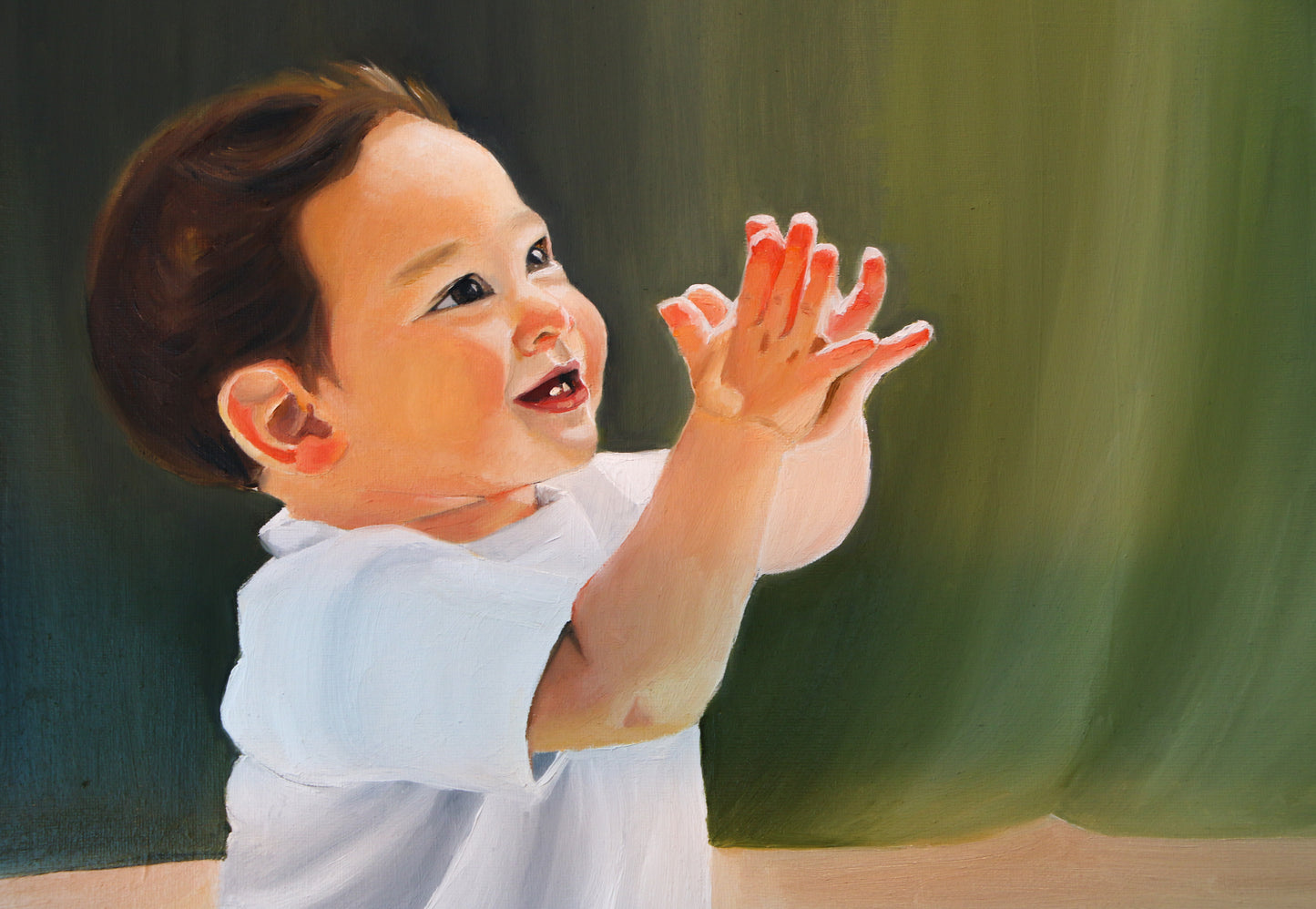 Oil Paiting Oil Portrait Children Customized Presents
