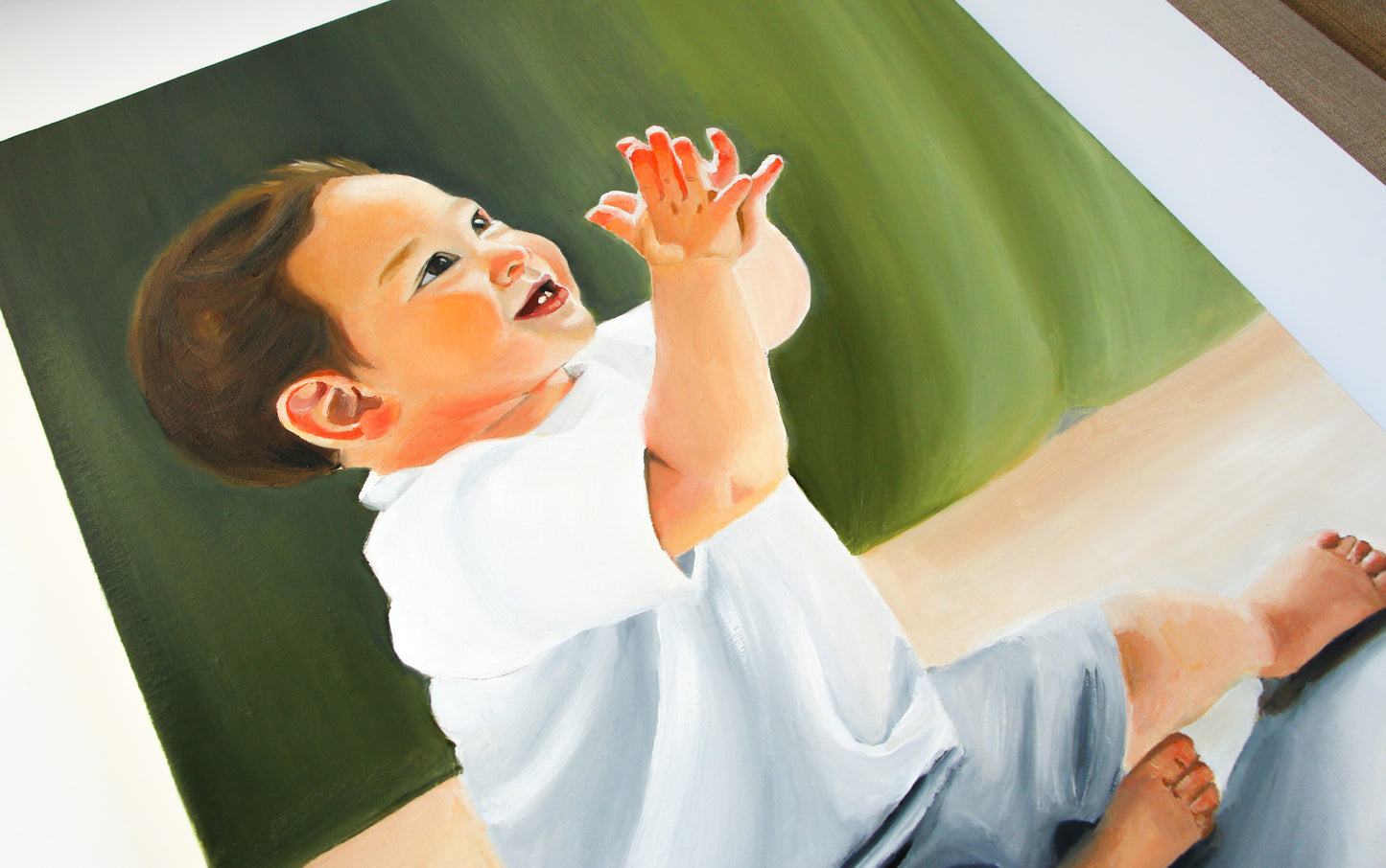 Oil Paiting Oil Portrait Children Customized Presents