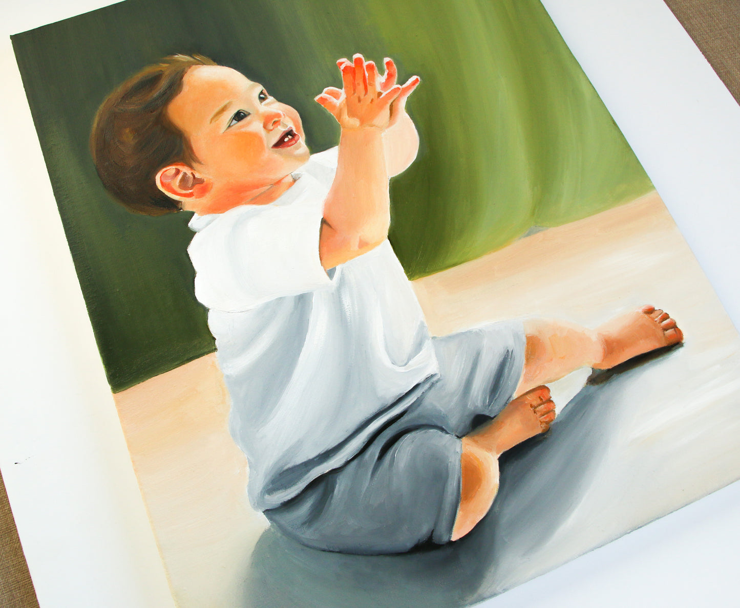 Oil Paiting Oil Portrait Children Customized Presents