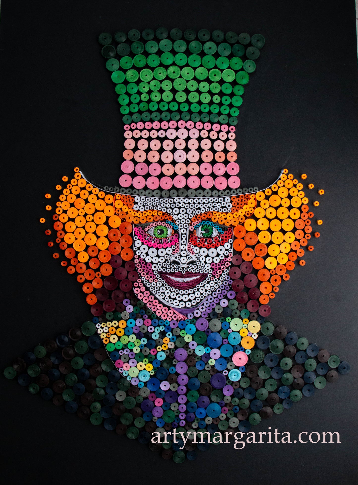 The Mad Hatter Paper Artwork Quilling ArtyMargarita