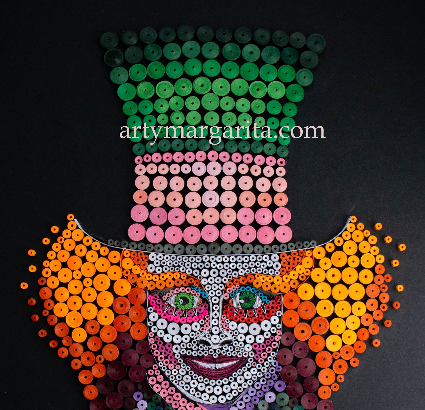 The Mad Hatter Paper Artwork Quilling ArtyMargarita