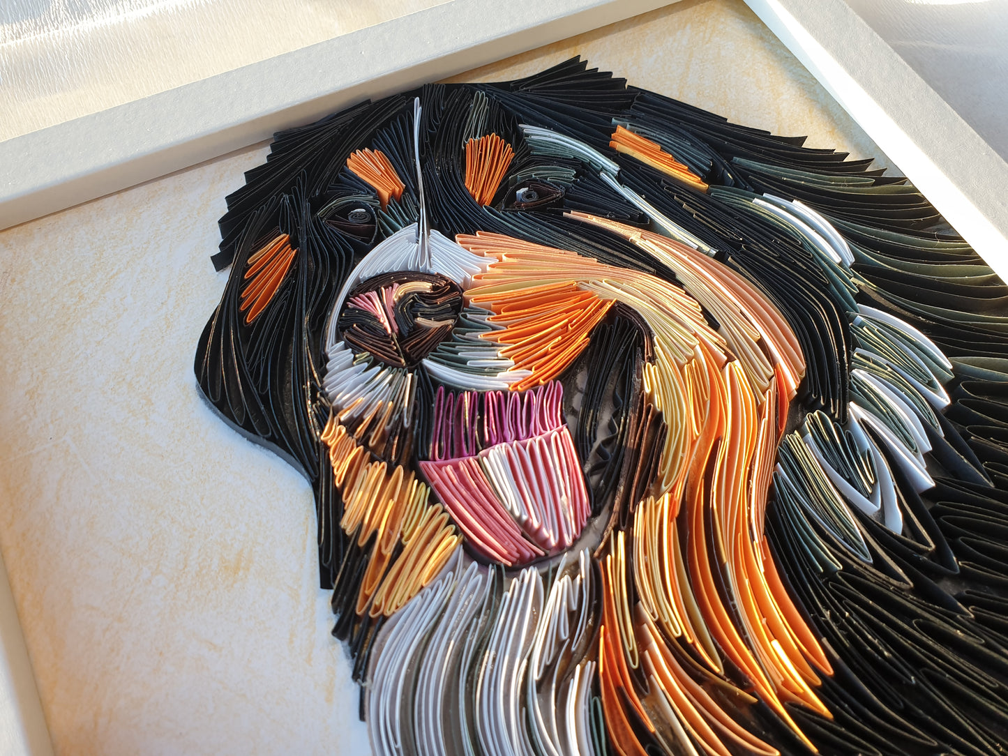 Unique portraits of Pets in Paper Customized artwork by ArtyMargarita