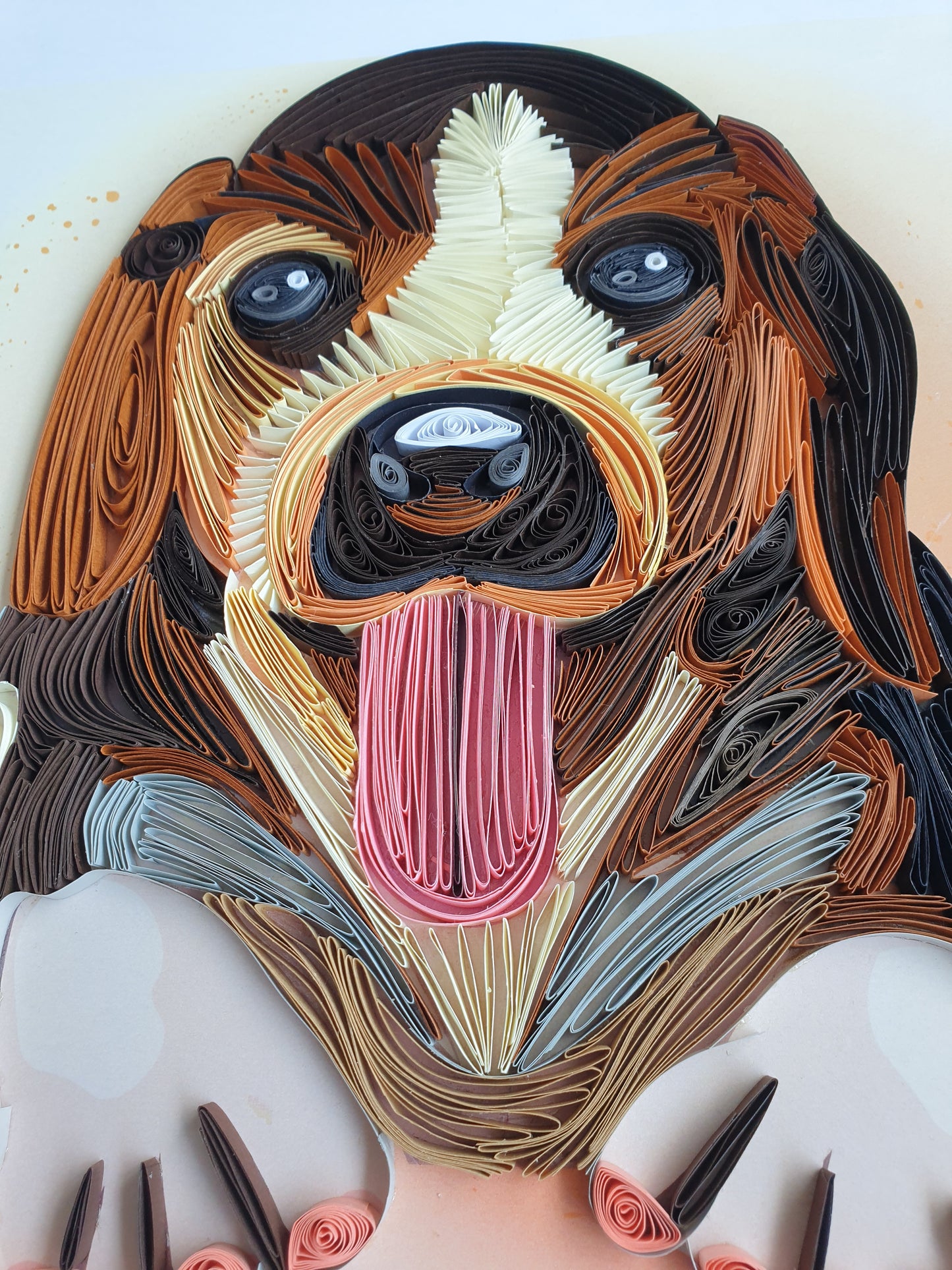 Unique portraits of Pets in Paper Customized artwork by ArtyMargarita