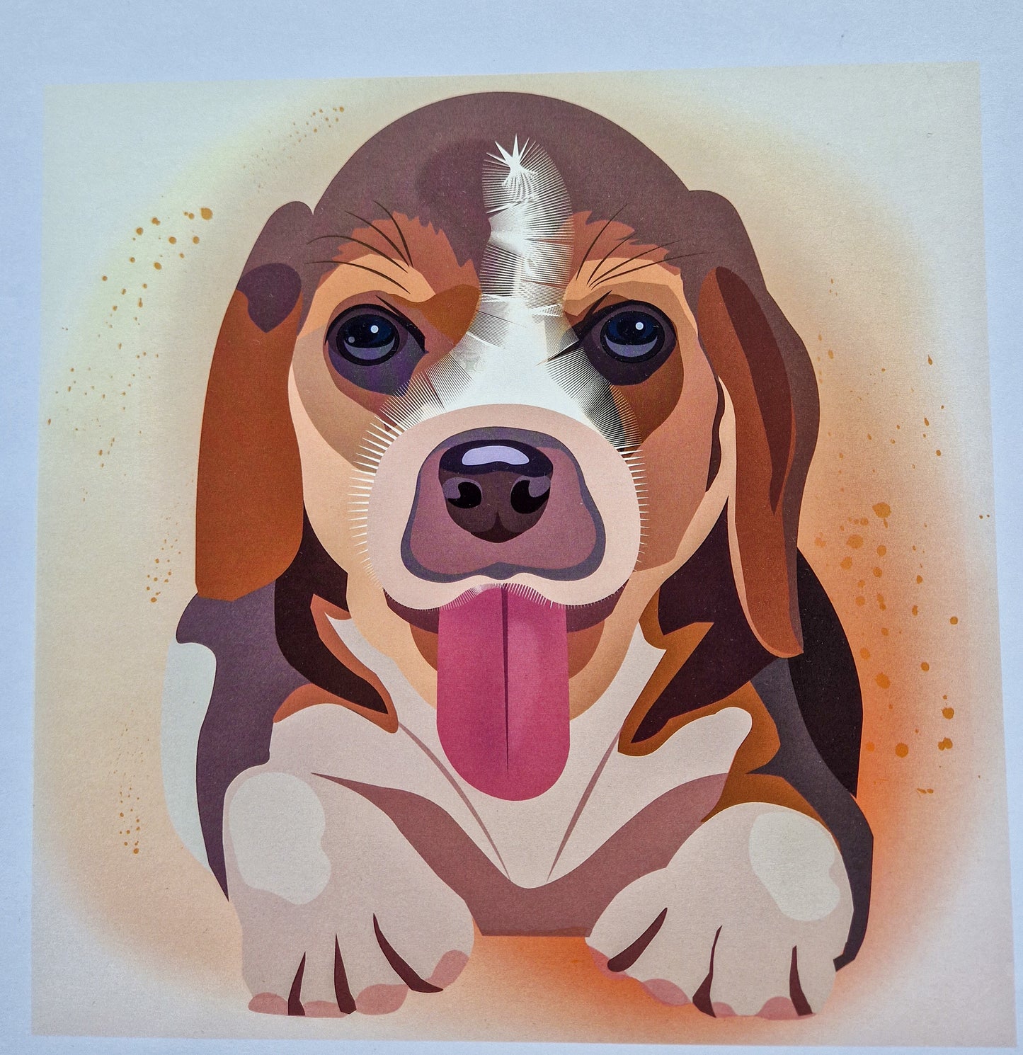 Unique portraits of Pets in Paper Customized artwork by ArtyMargarita