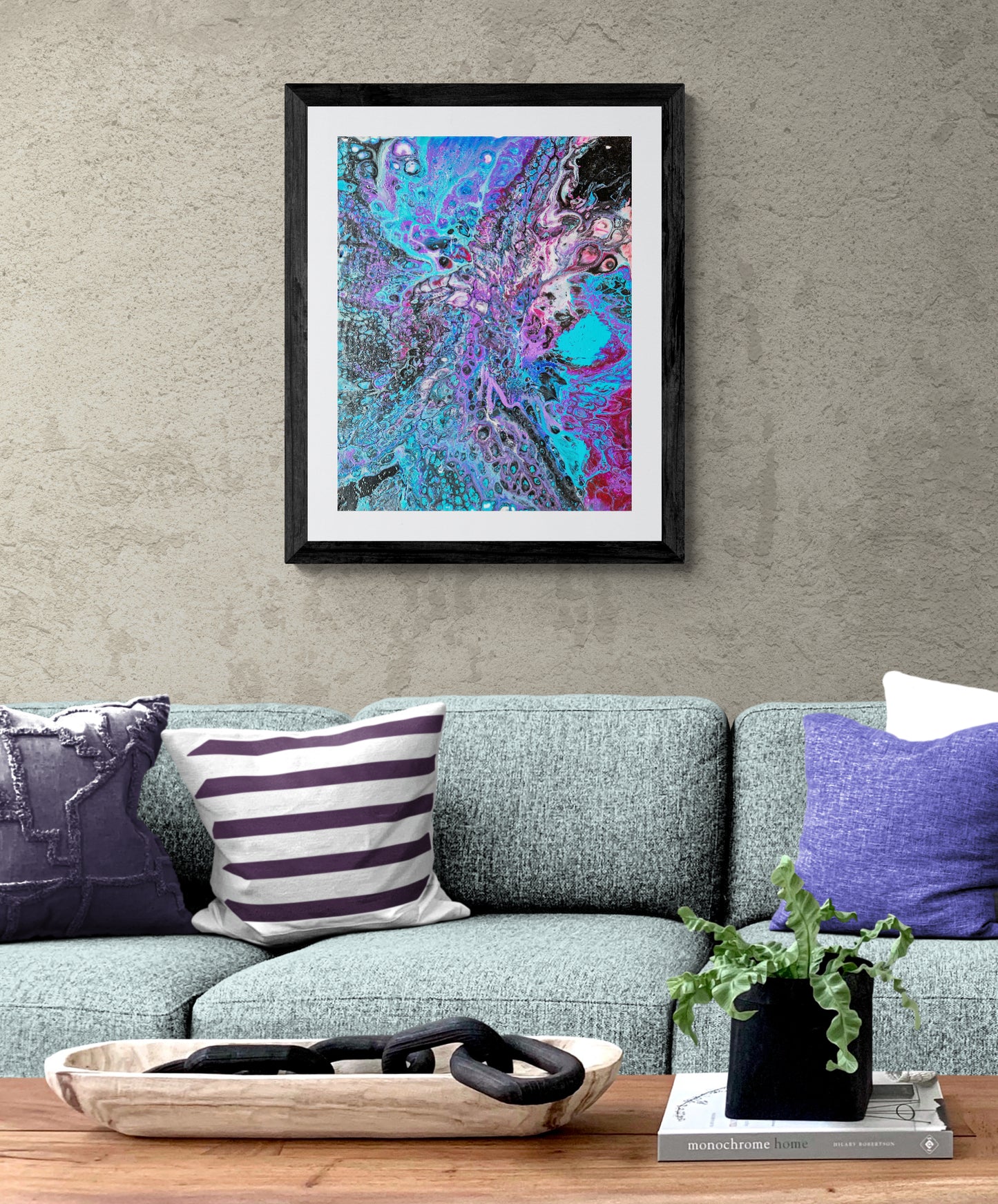 Acrylic Painting Abstract Dutch Pouring ARTY Margarita