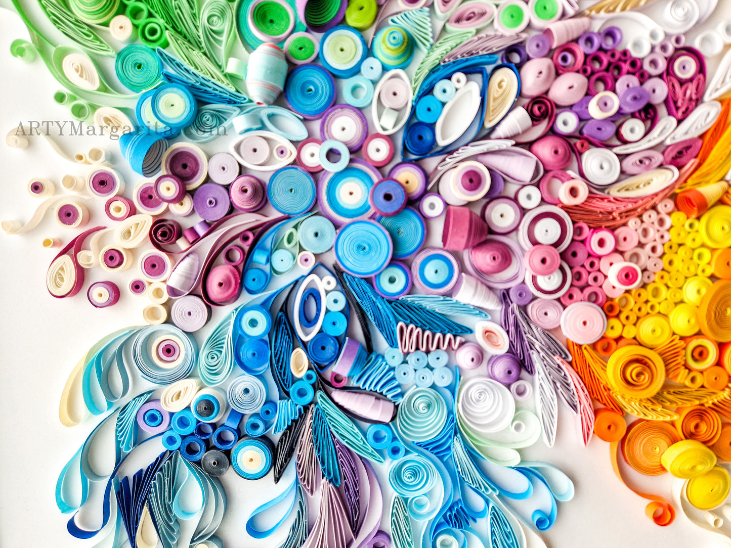 Abstract Paper Art Abstract Artwork Quilling Art ArtyMargarita