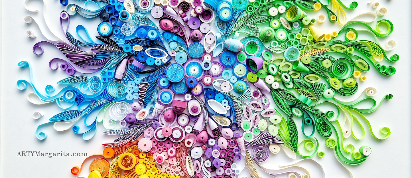 Abstract Paper Art Abstract Artwork Quilling Art ArtyMargarita