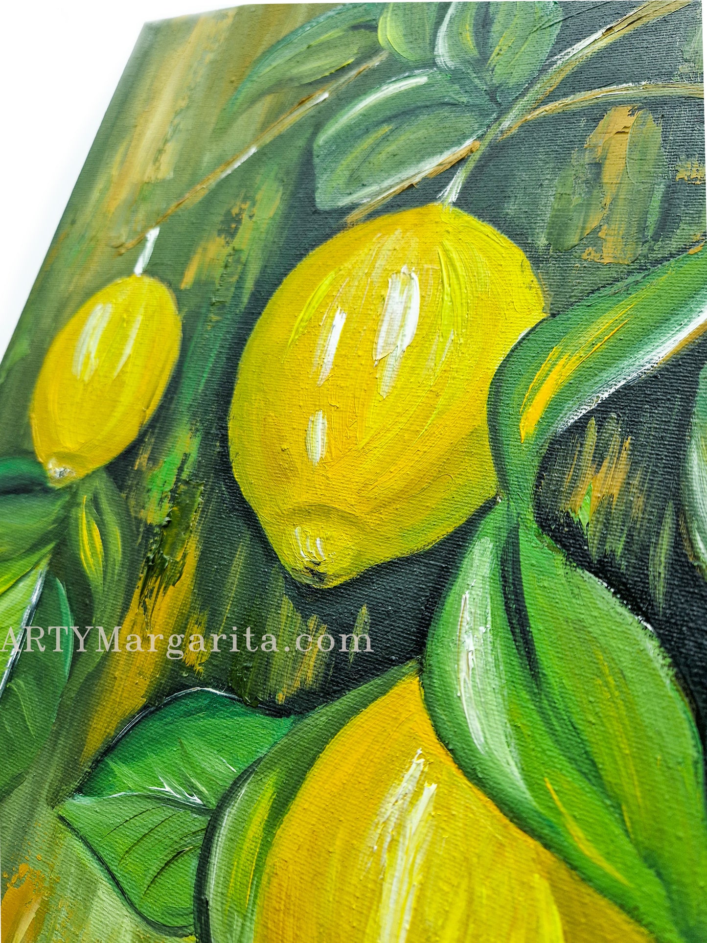 ArtyMargarita.com Oil Painting Lemons Unique artworks