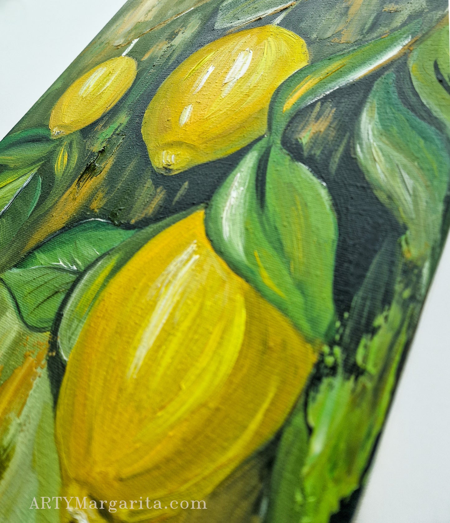 ArtyMargarita.com Oil Painting Lemons Unique artworks