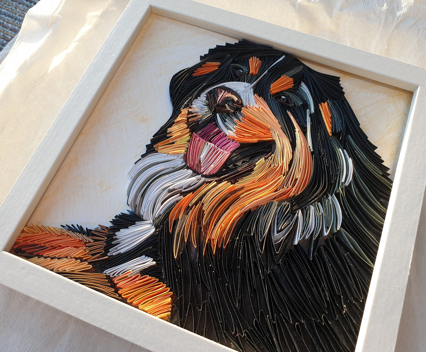 Unique portraits of Pets in Paper Customized artwork by ArtyMargarita